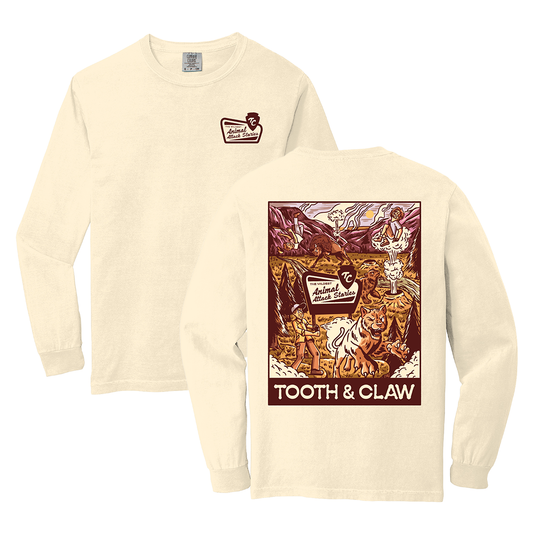 National Park Long Sleeve Tee Ivory