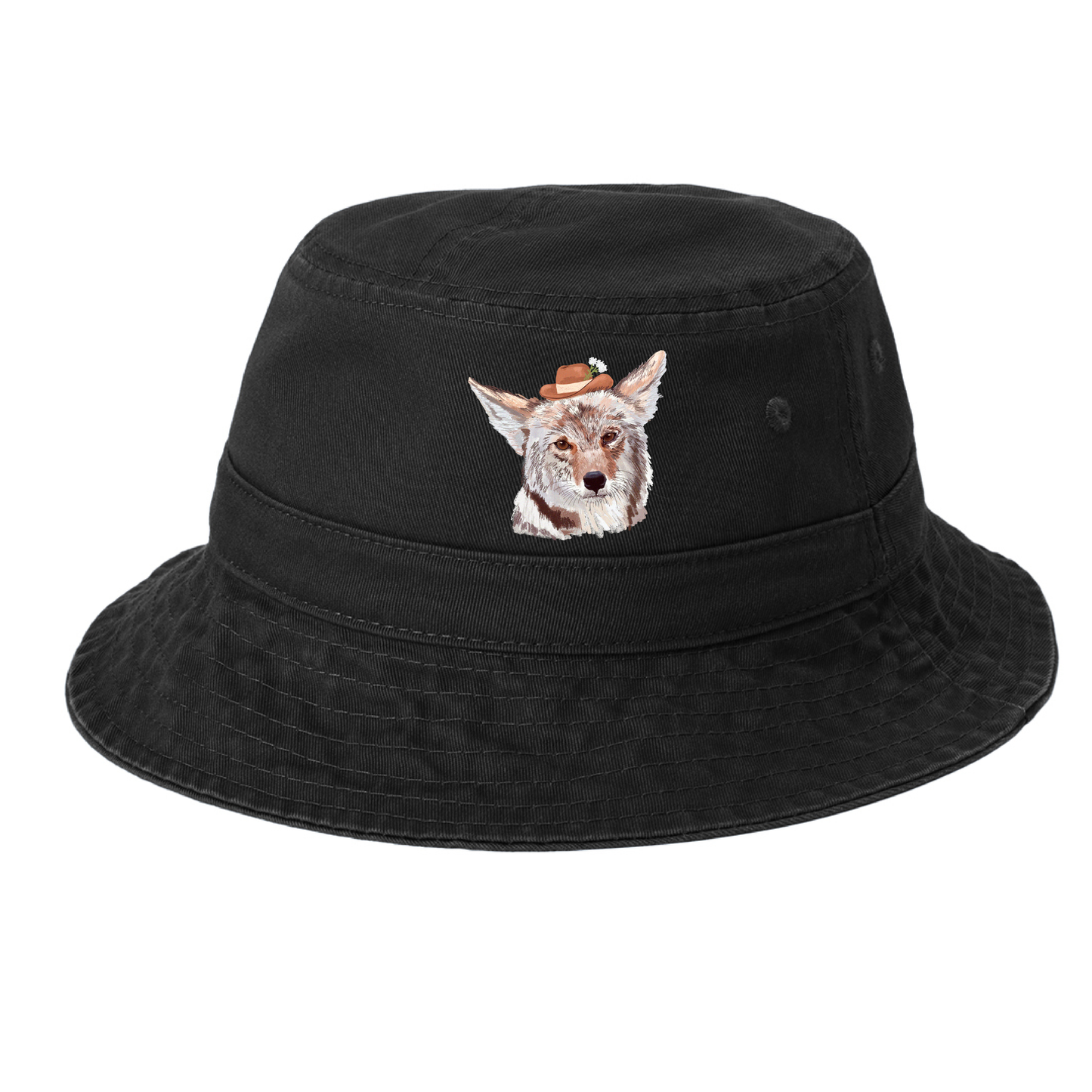 Coyote Black Bucket Hat